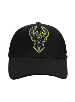 Pro Standard High Visibility Milwaukee Bucks Pinch Front Adjustable Hat-front
