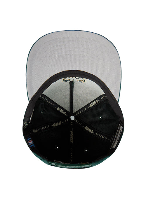 Pro Standard Ransom Milwaukee Bucks Pinch Front Snapback Hat-UV