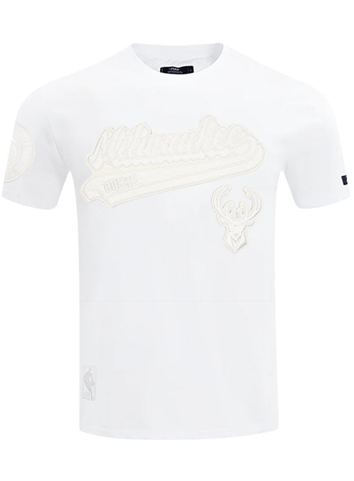 Pro Standard White Out Milwaukee Bucks T-Shirt