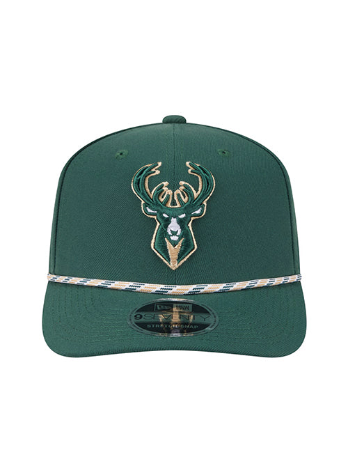 Toddler New Era 9Seventy Multi Rope Milwaukee Bucks Adjustable Hat-front