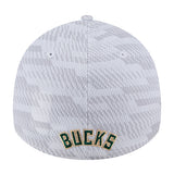Youth New Era 39Thirty Graded Milwaukee Bucks Flex Hat-back