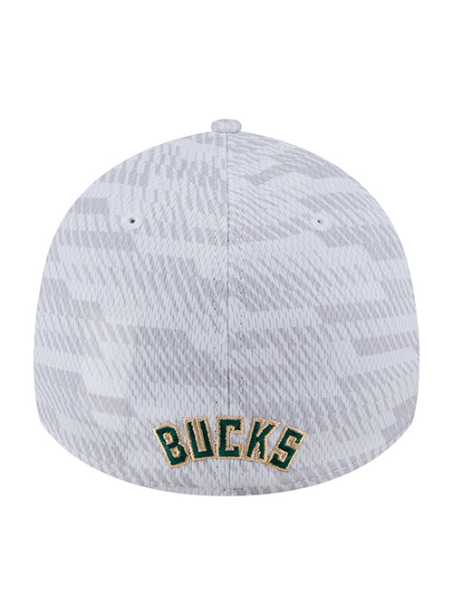 Youth New Era 39Thirty Graded Milwaukee Bucks Flex Hat-back