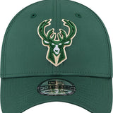 New Era 39Thirty Performance Milwaukee Bucks Flex Hat-front
