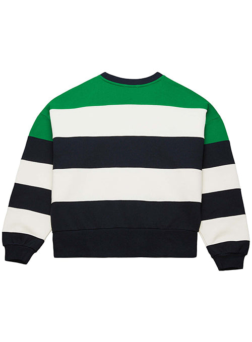 Women's Mitchell & Ness HWC '68 Blocked Milwaukee Bucks Crew Sweatshirt-back