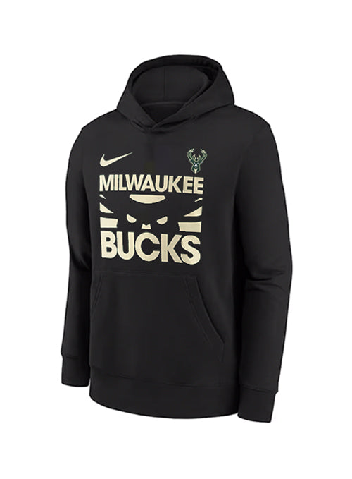 Youth Nike Courtside Club Milwaukee Bucks Hooded Sweatshirt