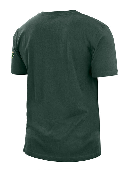 New Era Gameday Wordmark Green Milwaukee Bucks T-Shirt-back