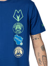 New Era 2023-24 City Edition Quad Logo Milwaukee Bucks T-Shirt