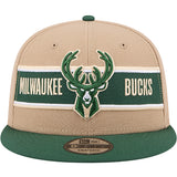 New Era Draft 2024 9Fifty Milwaukee Bucks Snapback Hat-front