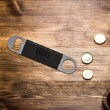 Rico Personalized Milwaukee Bucks Black Bottle Opener-lifestyle