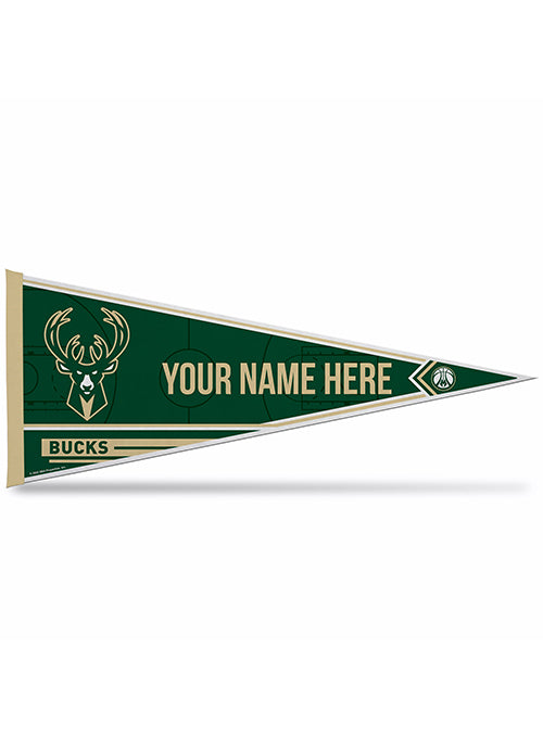 Rico Personalized Milwaukee Bucks Pennant