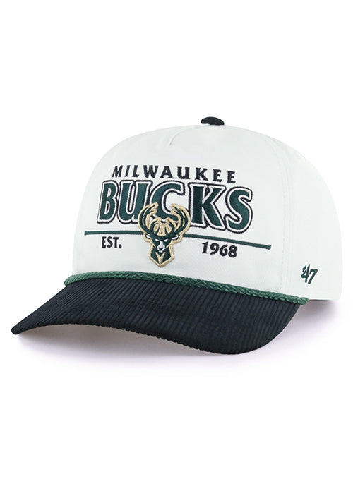 '47 Brand Rustic Milwaukee Bucks Adjustable Hat-left