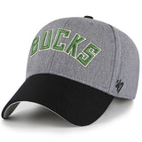 '47 Brand Granite Script MVP Milwaukee Bucks Adjustable Hat-left