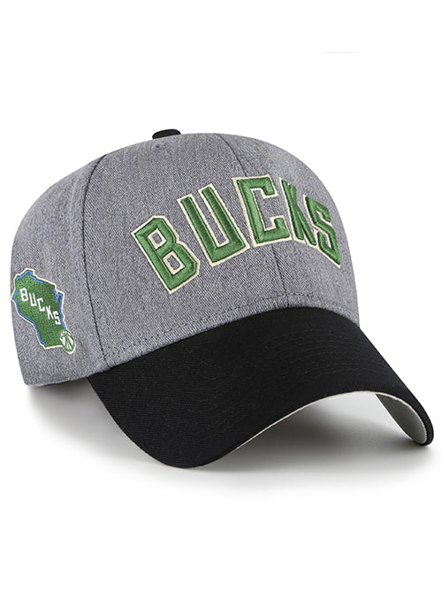 '47 Brand Granite Script MVP Milwaukee Bucks Adjustable Hat-right