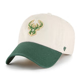 '47 Brand Grand Stand Milwaukee Bucks Clean Up Adjustable Hat-angled left