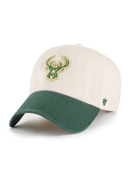 '47 Brand Grand Stand Milwaukee Bucks Clean Up Adjustable Hat-angled left