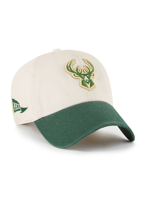 '47 Brand Grand Stand Milwaukee Bucks Clean Up Adjustable Hat-angled right