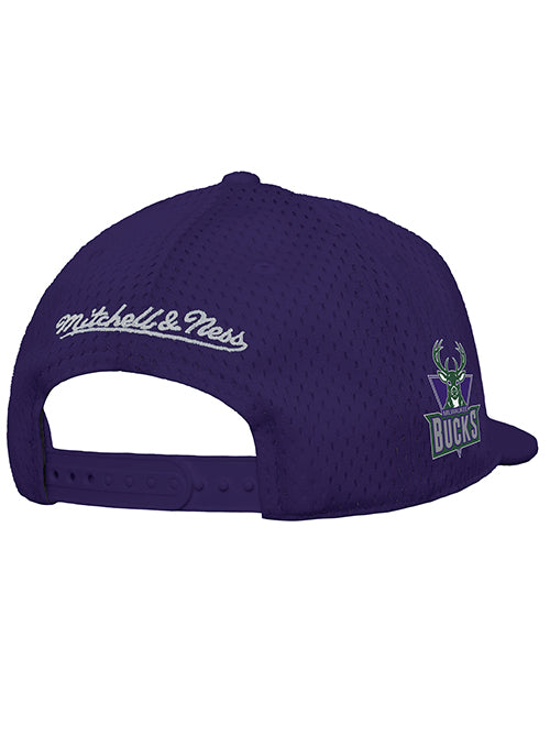 Mitchell & Ness HWC '93 Milwaukee Bucks Meshed Up Snapback Hat-back