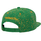 Mitchell & Ness HWC '68 Milwaukee Bucks Splatters Adjustable Hat-back