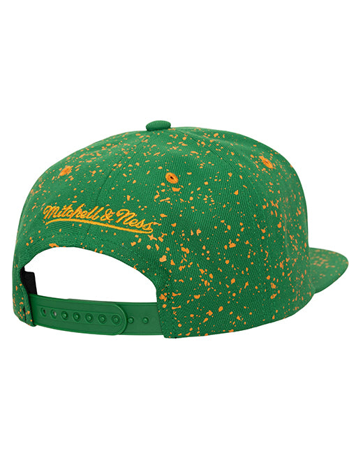Mitchell & Ness HWC '68 Milwaukee Bucks Splatters Adjustable Hat-back