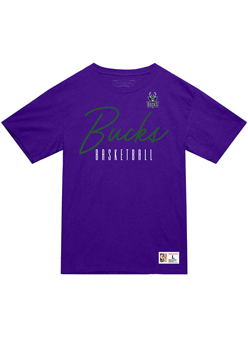 Mitchell & Ness HWC '93 Milwaukee Bucks Training Day T-Shirt-FRONT