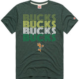 Homage HWC '68 Repeat Retro Milwaukee Bucks T-Shirt