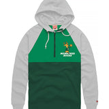 Homage HWC '68 Milwaukee Bucks 1/2 Zip Hooded Sweatshirt