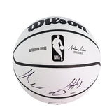 Signed Brandon Jennings Milwaukee Bucks Basketbal;-front