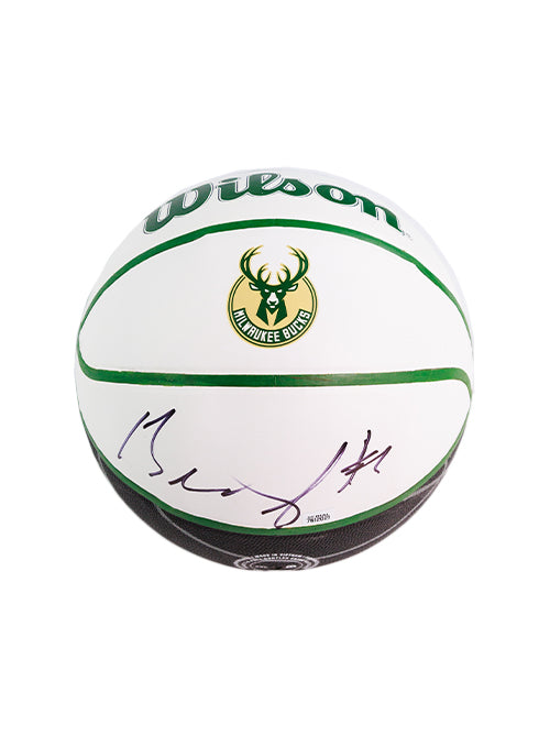 Signed Brandon Jennings Milwaukee Bucks Basketball-front