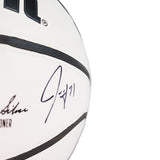 Signed Khris Middleton & Jrue Holiday Milwaukee Bucks Basketball-Holiday signature