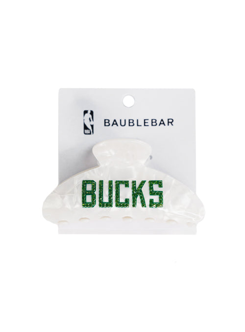 BaubleBar Wordmark Milwaukee Bucks Hair Clip