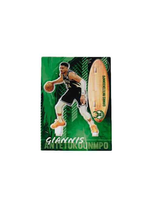 The Highland Mint Giannis Antetokounmpo Milwaukee Bucks Acrylic Player Stand-packaging