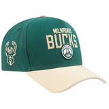 Pro Standard Varsity Wool Milwaukee Bucks Pinch Adjustable Hat-front