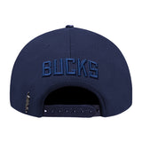 Pro Standard Classic Navy Washed Milwaukee Bucks Snapback Hat
