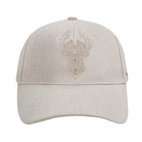 Pro Standard Classic Cream Milwaukee Bucks Pinch Snapback Hat-front