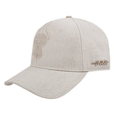 Pro Standard Classic Cream Milwaukee Bucks Pinch Snapback Hat-left