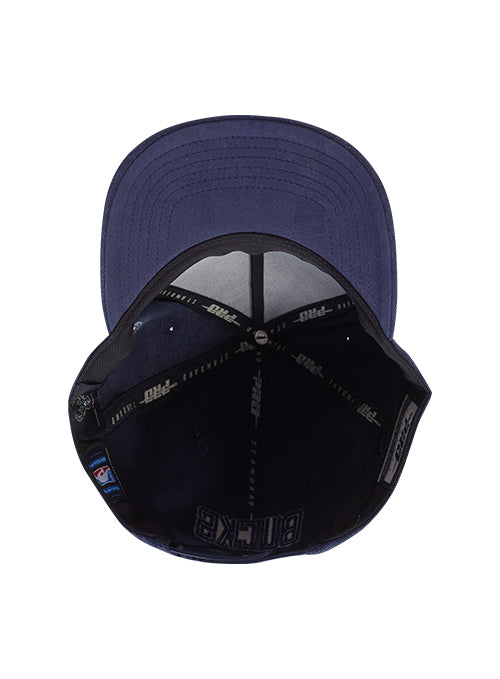 Pro Standard Classic Navy Washed Milwaukee Bucks Pinch Adjustable Hat-UV