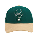 Pro Standard Signature Suede Arc Milwaukee Bucks Adjustable Hat-front