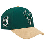 Pro Standard Signature Suede Arc Milwaukee Bucks Adjustable Hat-right