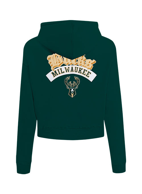 Women's Pro Standard Best of Milwaukee Bucks Full-Zip Hooded Sweatshirt-back