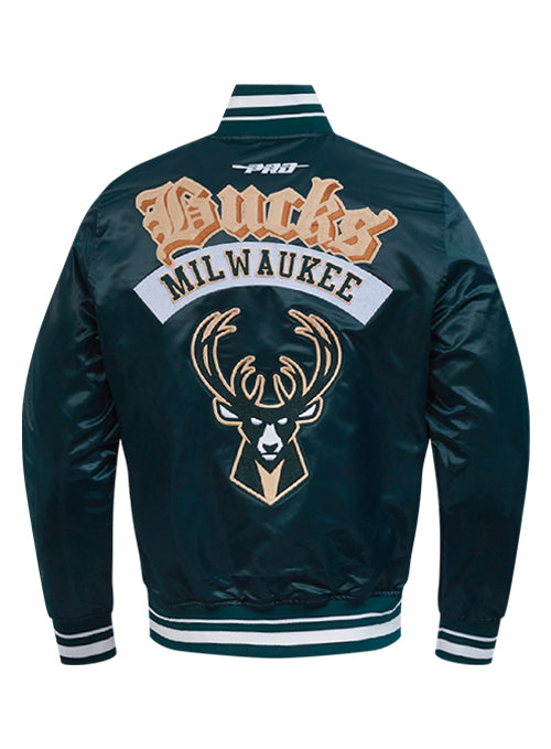 Pro Standard Best Of Milwaukee Bucks Satin Jacket-back