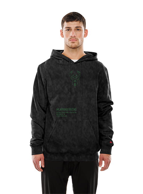 New Era Sport Night Milwaukee Bucks Hooded Sweatshirt