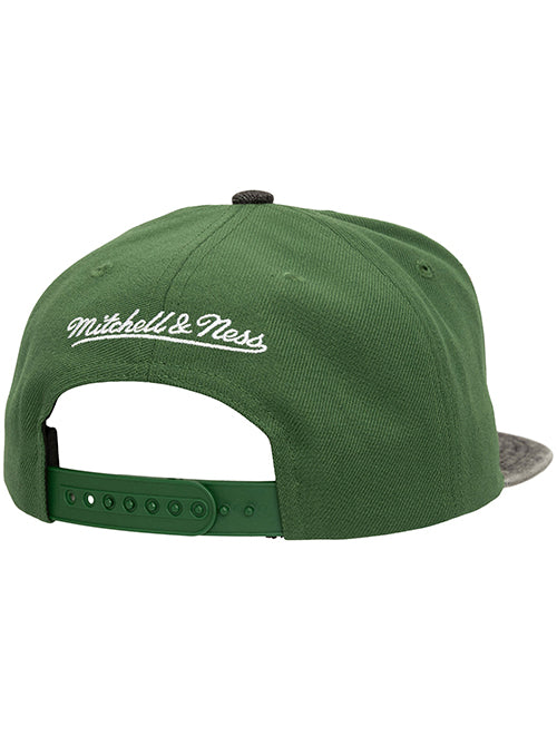Mitchell & Ness HWC '93 Denim Patchwork Milwaukee Bucks Snapback Hat-back
