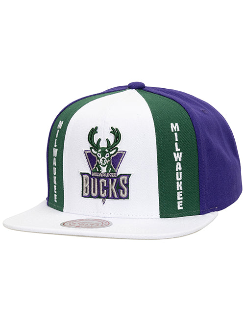 Mitchell & Ness HWC '93 Off Season Milwaukee Bucks Snapback Hat-front