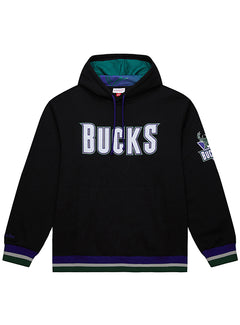 Mitchell & Ness HWC '93 Playmaker Milwaukee Bucks Hooded Sweatshirt-front