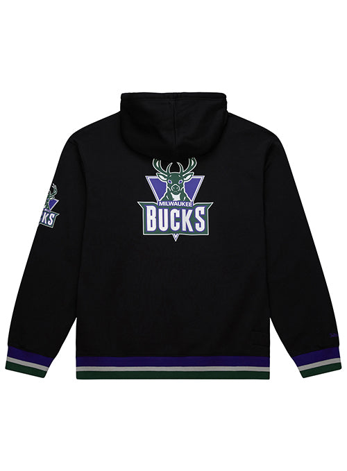 Mitchell & Ness HWC '93 Playmaker Milwaukee Bucks Hooded Sweatshirt-back