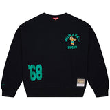 Women's Mitchell & Ness HWC '68 Founded Milwaukee Bucks Crewneck Sweatshirt-front