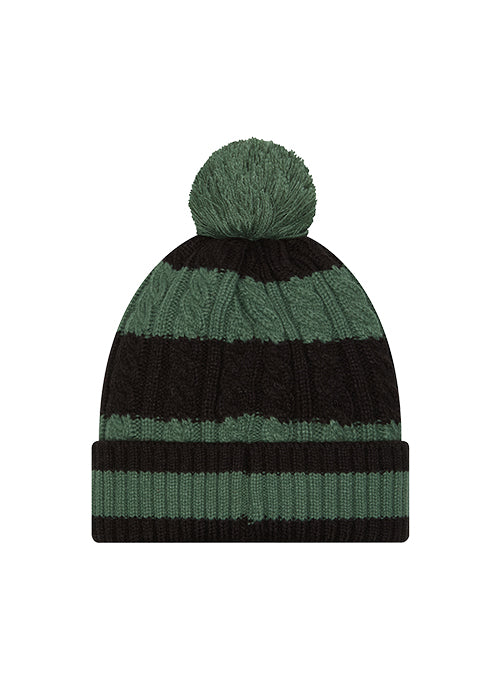 Women's New Era Braided Milwaukee Bucks Knit Hat-back