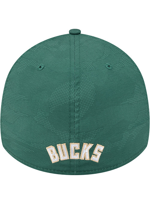 New Era Tonal Camo 39Thirty Milwaukee Bucks Flex Fit Hat-back