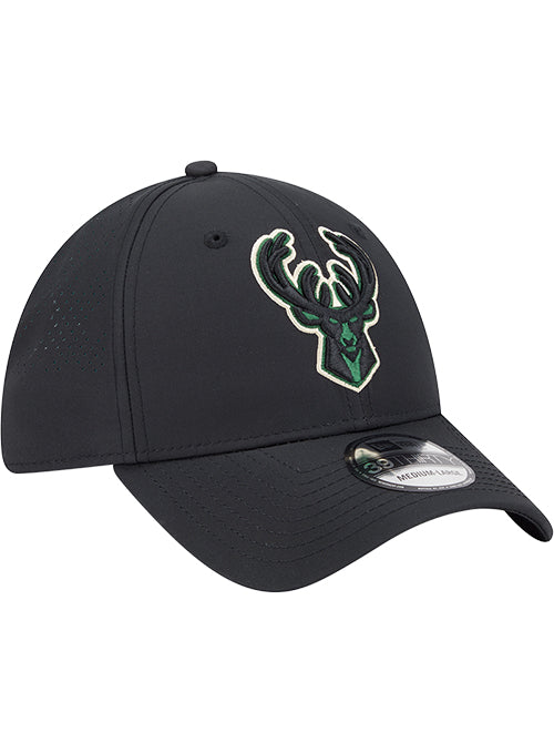 New Era Night 39Thirty Vision Milwaukee Bucks Flex Fit Hat-right