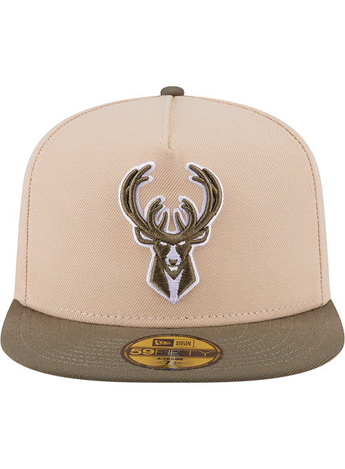 New Era 59Fifty Color Pack 2-Tone Milwaukee Bucks Fitted Hat-front